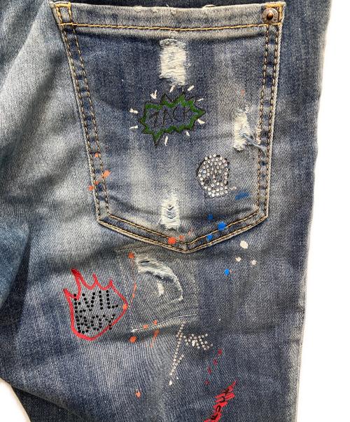 DSQUARED2（ディースクエアード）DSQUARED2 (ディースクエアード) Super Twinky Jean/スーパー トゥインキー ジーン インディゴ サイズ:50の古着・服飾アイテム