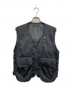 STONE ISLAND SHADOW PROJECTストーンアイランド シャドウプロジェクト）の古着「Black Nylon Vest/ブラックナイロンベスト」｜ブラック