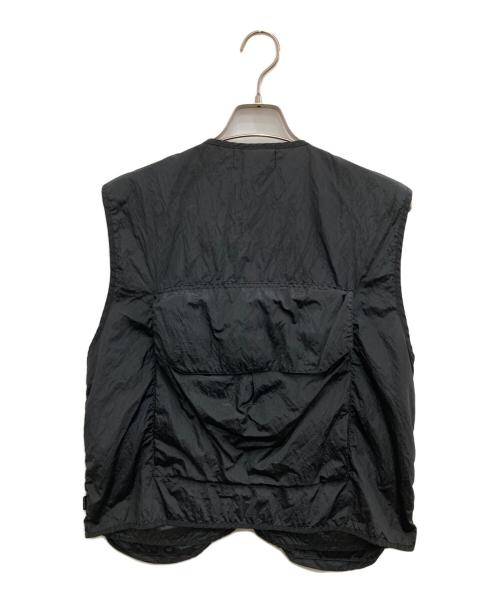 STONE ISLAND SHADOW PROJECT（ストーンアイランド シャドウプロジェクト）STONE ISLAND shadow project (ストーンアイランド シャドウプロジェクト) Black Nylon Vest/ブラックナイロンベスト ブラック サイズ:Lの古着・服飾アイテム