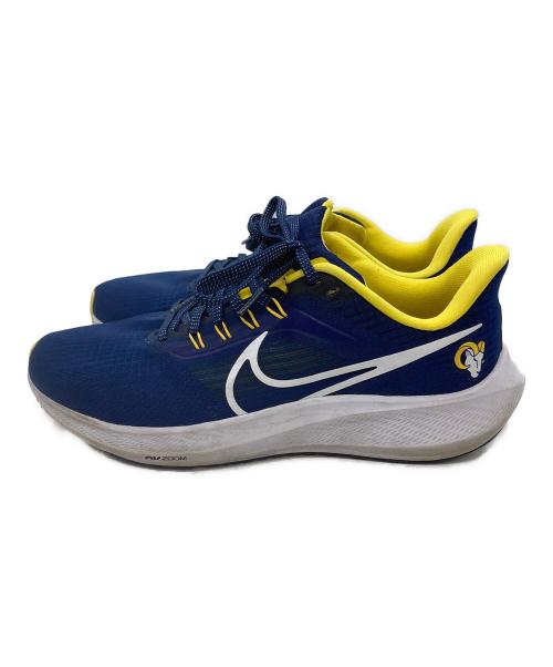NIKE（ナイキ）NIKE (ナイキ) NFL (ナショナル・フットボール・リーグ) エア ズーム ペガサス 39 イエロー×ネイビー サイズ:26.5の古着・服飾アイテム