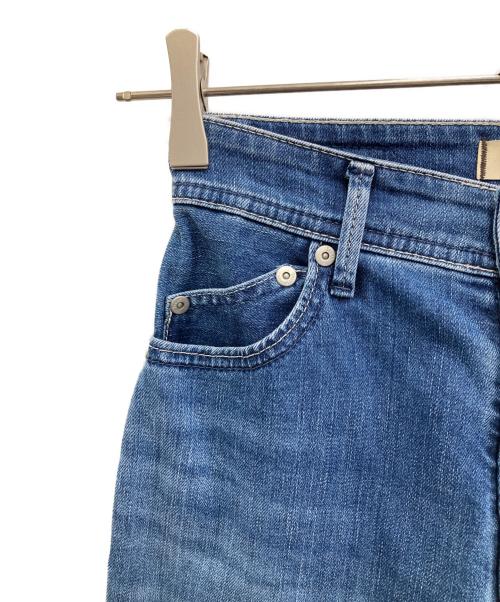 YANUK（ヤヌーク）YANUK (ヤヌーク) ”LOUISE” スリムテーパードデニムパンツ ブルー サイズ:22の古着・服飾アイテム