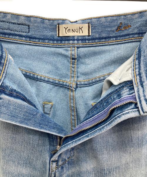YANUK（ヤヌーク）YANUK (ヤヌーク) ”LEA” ストレートデニムパンツ ブルー サイズ:24の古着・服飾アイテム