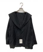 CITYSHOPシティショップ）の古着「SHEER SAILOR シャツ」｜ブラック