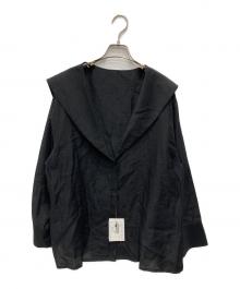 CITYSHOP（シティショップ）の古着「SHEER SAILOR シャツ」｜ブラック