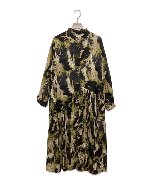SUMI STYLE（スミ スタイル）SUMI STYLE (スミ スタイル) プリーツ切替ワンピース マルチカラー サイズ:Fの古着・服飾アイテム