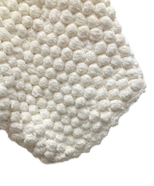 CLANE（クラネ）CLANE (クラネ) 3D DOT HALF SLEEVE KNIT CARDIGAN ホワイト サイズ:1の古着・服飾アイテム