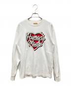 HUMAN MADEヒューマンメイド）の古着「GRAPHIC L/S T-SHIRT」｜ホワイト