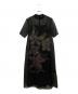 AMERI（アメリ）の古着「SHEER LAYERED DRESS/シアー レイヤード ドレス」｜ブラック