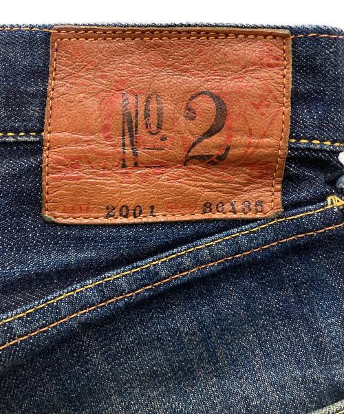 EVISU（エヴィス）EVISU (エヴィス) Lot2001 No2  カモメペイント デニムパンツ インディゴ サイズ:W30×L35の古着・服飾アイテム