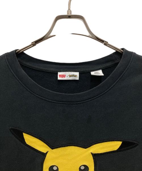 LEVI'S（リーバイス）LEVI'S (リーバイス) Pokemon Center (ポケモンセンター) ワッペンスウェット ブラック サイズ:Lの古着・服飾アイテム