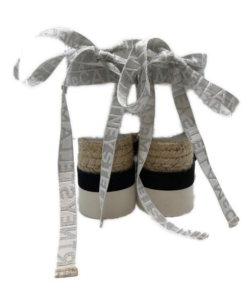 STELLA McCARTNEY（ステラマッカートニー）STELLA McCARTNEY (ステラマッカートニー) ガイア プラットフォーム エスパドリーユ シルバー サイズ:37の古着・服飾アイテム