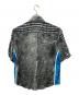 DIESEL (ディーゼル) S/S トロンプルイユシャツ グレー×ブルー サイズ:50：8000円