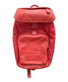 COACH（コーチ）の古着「レザーボディバッグ」｜レッド
