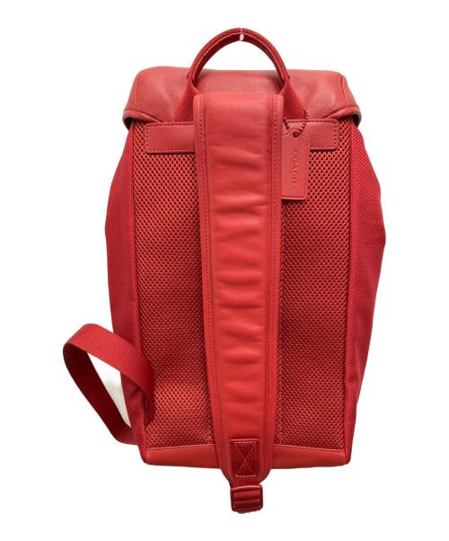 COACH（コーチ）COACH (コーチ) レザーボディバッグ レッドの古着・服飾アイテム