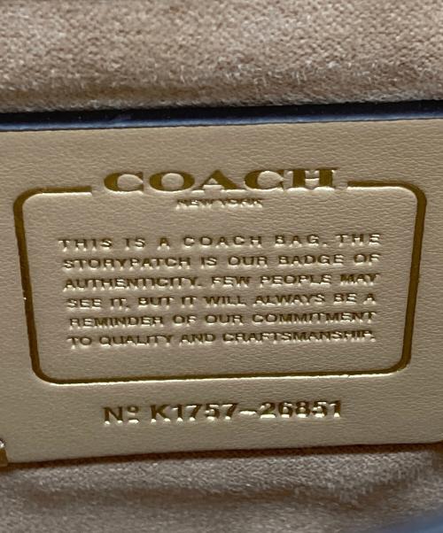 COACH（コーチ）COACH (コーチ) レザーショルダーバッグ ピンクの古着・服飾アイテム