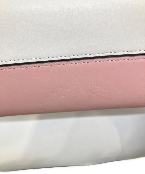 COACH（コーチ）COACH (コーチ) レザーショルダーバッグ ピンクの古着・服飾アイテム