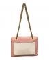 COACH (コーチ) レザーショルダーバッグ ピンク：10000円