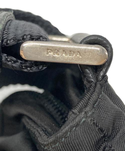 PRADA（プラダ）PRADA (プラダ) ナイロンショルダーバッグ ブラックの古着・服飾アイテム