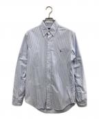RALPH LAURENラルフローレン）の古着「ストライプシャツ」｜ホワイト×ブルー