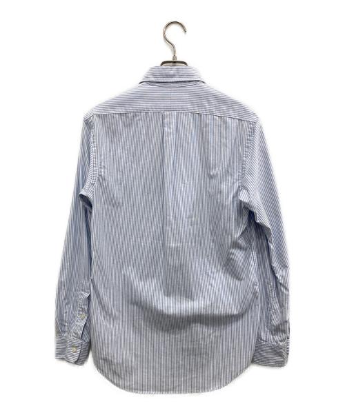 RALPH LAUREN（ラルフローレン）RALPH LAUREN (ラルフローレン) ストライプシャツ ホワイト×ブルー サイズ:XSの古着・服飾アイテム