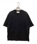 AMI Alexandre Mattiussiアミアレクサンドルマテュッシ）の古着「de Coeur エンボス Tシャツ」｜ブラック