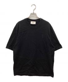 AMI Alexandre Mattiussi（アミアレクサンドルマテュッシ）の古着「de Coeur エンボス Tシャツ」｜ブラック