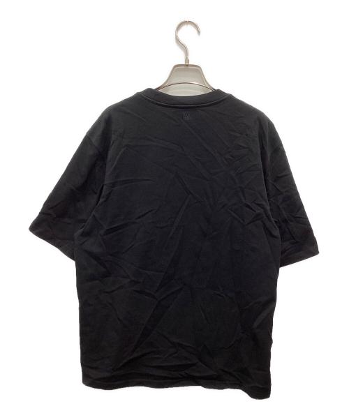 AMI Alexandre Mattiussi（アミアレクサンドルマテュッシ）AMI Alexandre Mattiussi (アミアレクサンドルマテュッシ) de Coeur エンボス Tシャツ ブラック サイズ:Sの古着・服飾アイテム