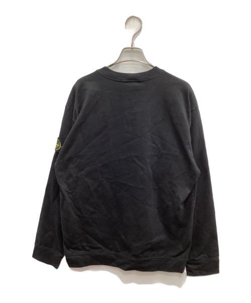 STONE ISLAND（ストーンアイランド）STONE ISLAND (ストーンアイランド) ガーメントダイ スウェットロンT ブラック サイズ:Lの古着・服飾アイテム