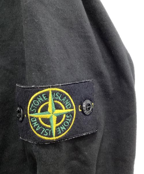 STONE ISLAND（ストーンアイランド）STONE ISLAND (ストーンアイランド) ガーメントダイ スウェットロンT ブラック サイズ:Lの古着・服飾アイテム