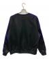Needles (ニードルズ) TRACK CREW NECK SHIRT/トラック クルー ネック シャツ ブラック×パープル サイズ:L：13000円