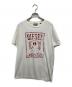 DIESEL（ディーゼル）の古着「プリントカットソー」｜ホワイト