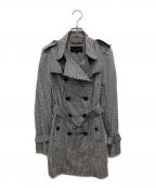 BURBERRY BLACK LABELバーバリーブラックレーベル）の古着「トレンチコート」｜グレー