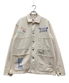 GOOD OLD SHOP（グッドオールドショップ）の古着「カバーオール」｜アイボリー