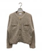 green label relaxingグリーンレーベルリラクシング）の古着「デイリーエリートカーデ」｜ベージュ