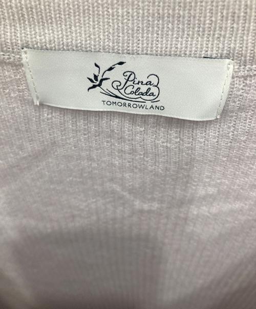 TOMORROW LAND（トゥモローランド）TOMORROW LAND (トゥモローランド) pina colada (-) ウールリブニット グレー サイズ:Sの古着・服飾アイテム