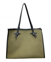 GIANNI CHIARINI（ジャンニ キアリーニ）の古着「トートバッグ」｜カーキ