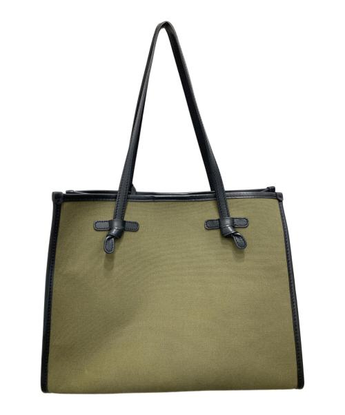 GIANNI CHIARINI（ジャンニ キアリーニ）GIANNI CHIARINI (ジャンニ キアリーニ) トートバッグ カーキの古着・服飾アイテム