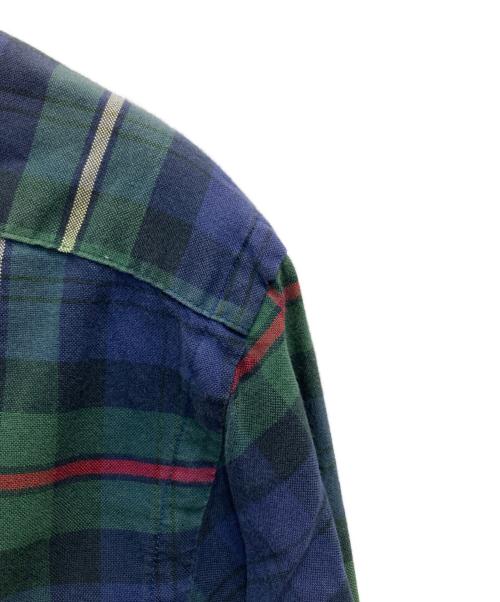RALPH LAUREN（ラルフローレン）RALPH LAUREN (ラルフローレン) チェックシャツ ネイビー×グリーン サイズ:Lの古着・服飾アイテム