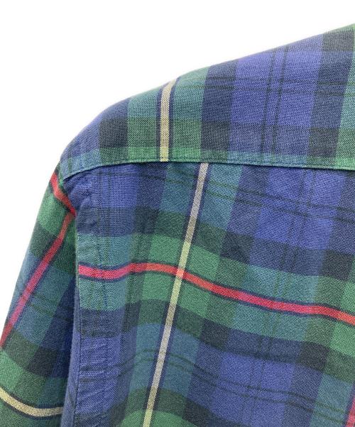 RALPH LAUREN（ラルフローレン）RALPH LAUREN (ラルフローレン) チェックシャツ ネイビー×グリーン サイズ:Lの古着・服飾アイテム
