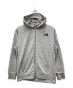 THE NORTH FACEザ ノース フェイス）の古着「Square Logo Full Zip Hoodie」｜グレー