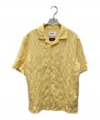 WAX LONDON×MEN'S BIGIワックスロンドン×メンズビギ）の古着「ジャガードシャツ」｜イエロー