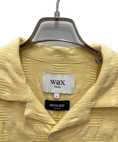 WAX LONDON（ワックスロンドン）WAX LONDON (ワックスロンドン) MEN'S BIGI (メンズビギ) ジャガードシャツ イエロー サイズ:Sの古着・服飾アイテム
