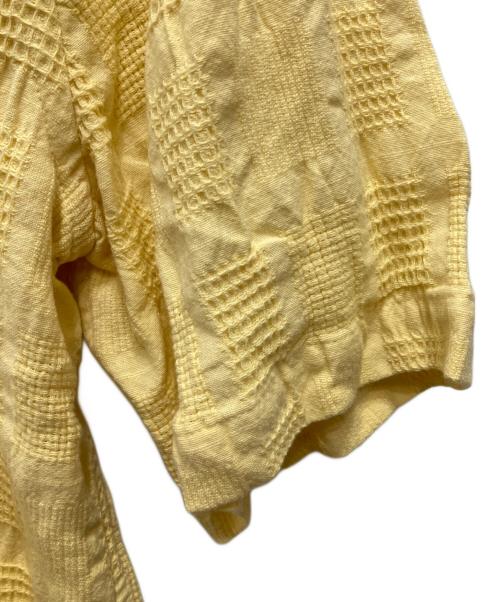 WAX LONDON（ワックスロンドン）WAX LONDON (ワックスロンドン) MEN'S BIGI (メンズビギ) ジャガードシャツ イエロー サイズ:Sの古着・服飾アイテム