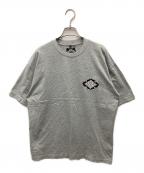 BUDSPOOL×Gakkinバッズプール×ガッキン）の古着「花罰家紋カットソー」｜グレー