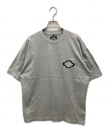 BUDSPOOL×Gakkin（バッズプール×ガッキン）の古着「花罰家紋カットソー」｜グレー