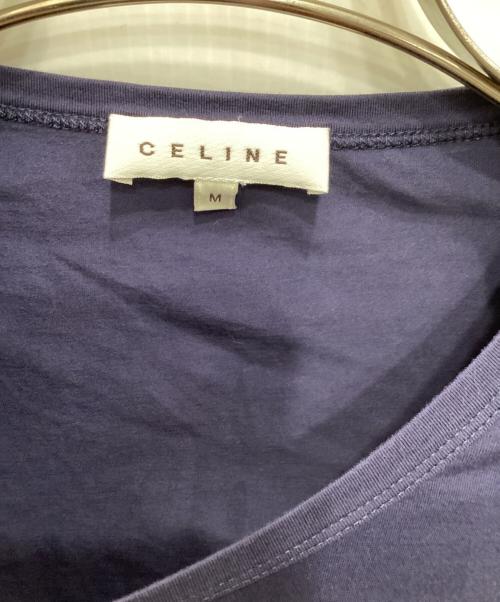 CELINE（セリーヌ）CELINE (セリーヌ) ビジューカットソー ネイビー サイズ:Mの古着・服飾アイテム
