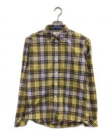 Barbour（バブアー）の古着「チェックBDシャツ」｜イエロー
