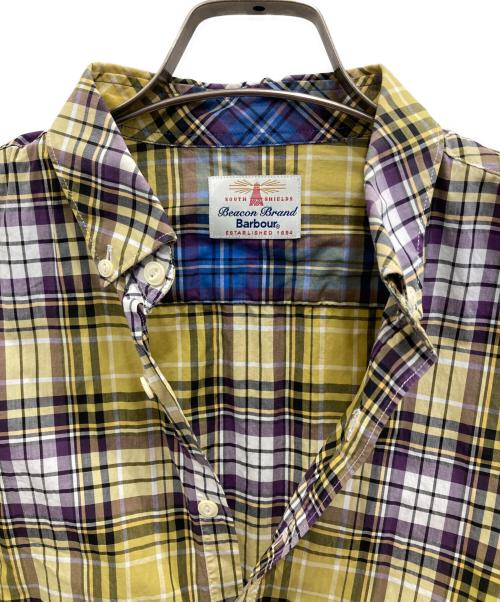 Barbour（バブアー）Barbour (バブアー) チェックBDシャツ イエロー サイズ:サイズ記載なし（実寸ご確認ください）の古着・服飾アイテム