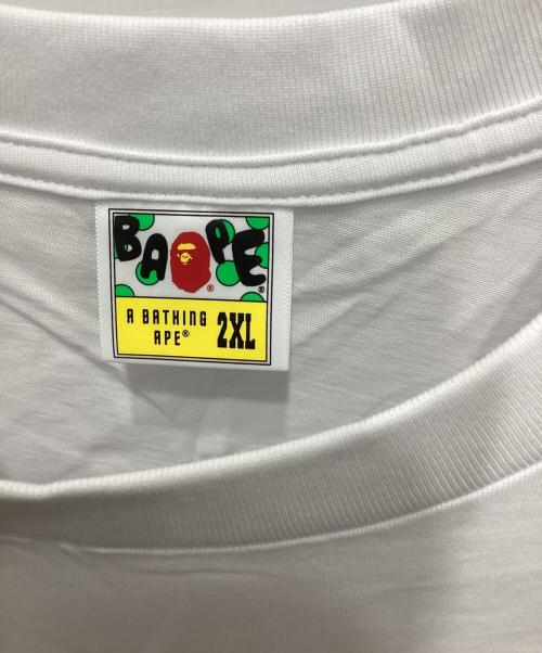 BAPE BY A BATHING APE（ベイプバイアベイシングエイプ）BAPE BY A BATHING APE (ベイプバイアベイシングエイプ) グラフィックTシャツ ホワイト サイズ:2XLの古着・服飾アイテム