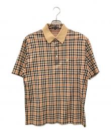 DAKS（ダックス）の古着「ハウスチェック柄ポロシャツ」｜ブラウン